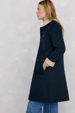 Parka larga encerada