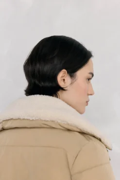 Parka lisa borreguito