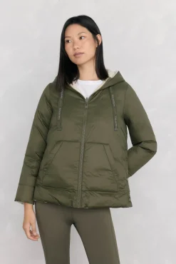 Parka reversible capucha