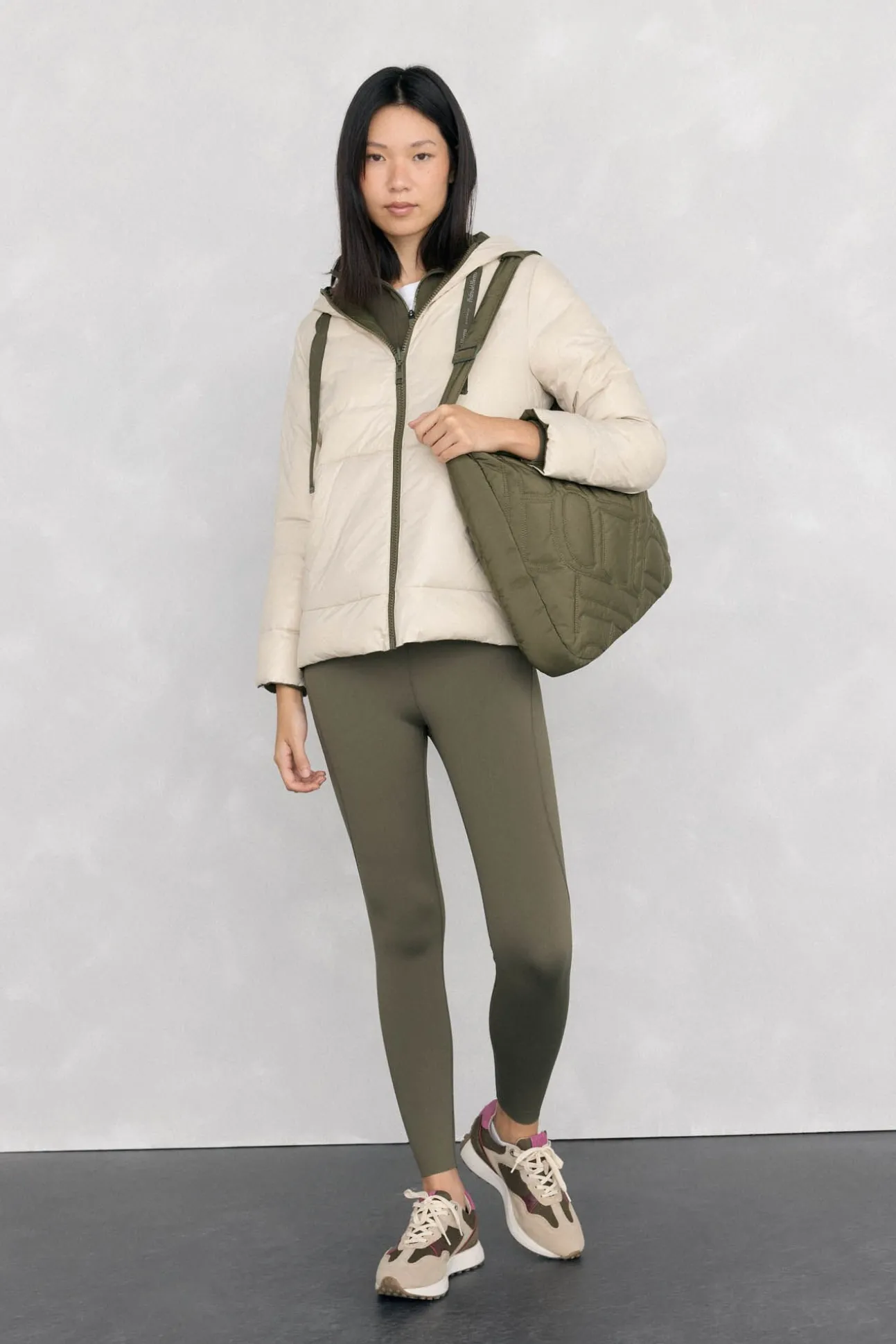 Parka reversible capucha