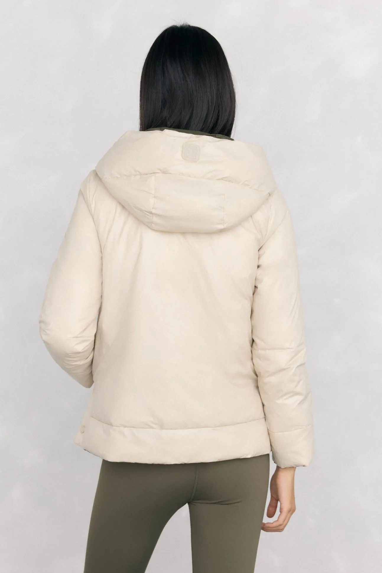 Parka reversible capucha