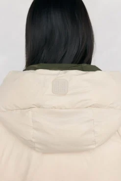 Parka reversible capucha