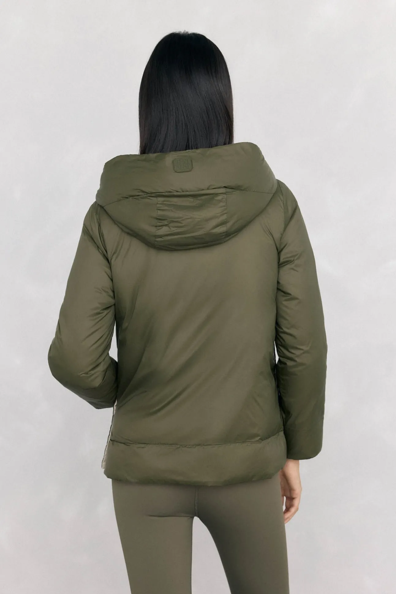 Parka reversible capucha