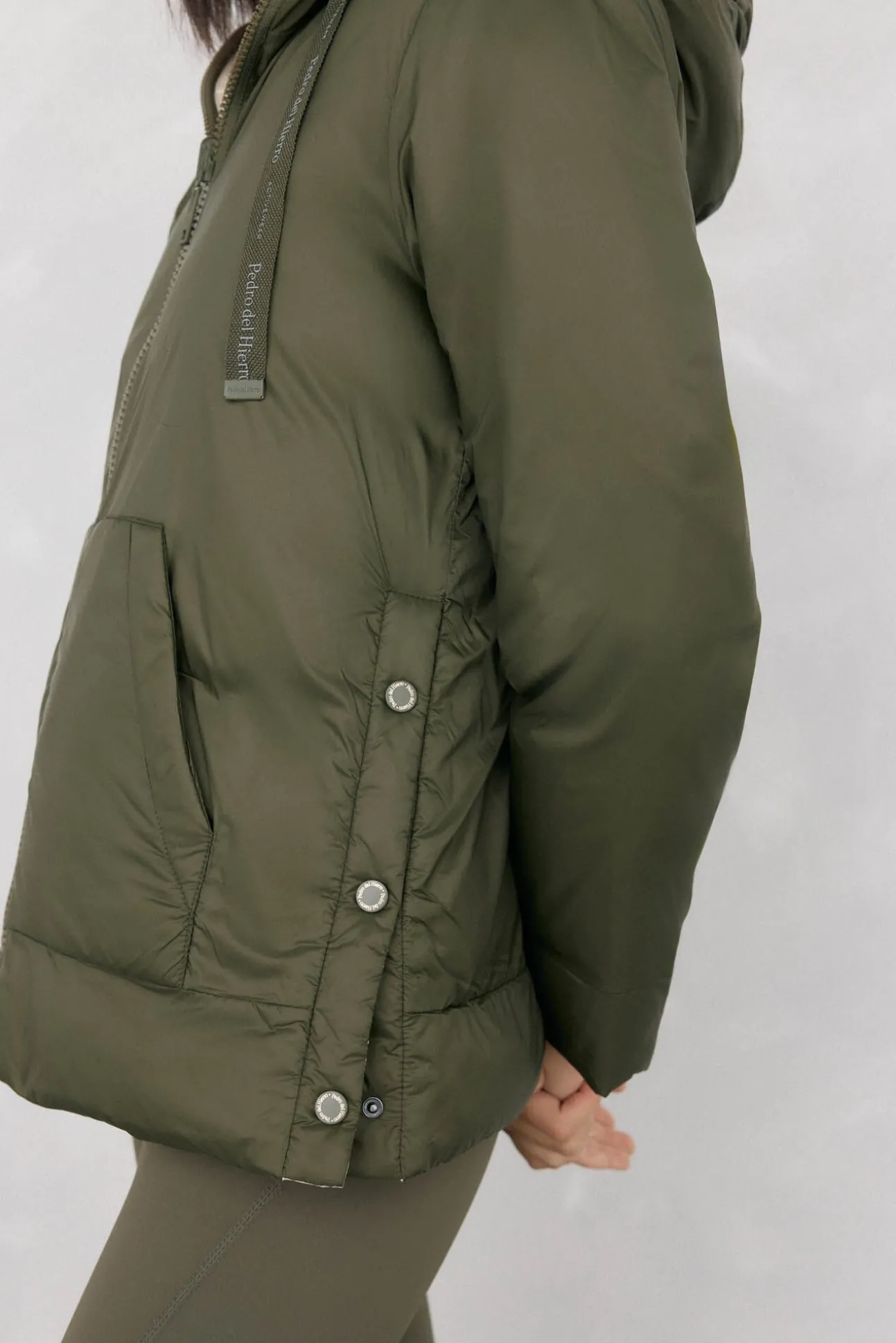 Parka reversible capucha