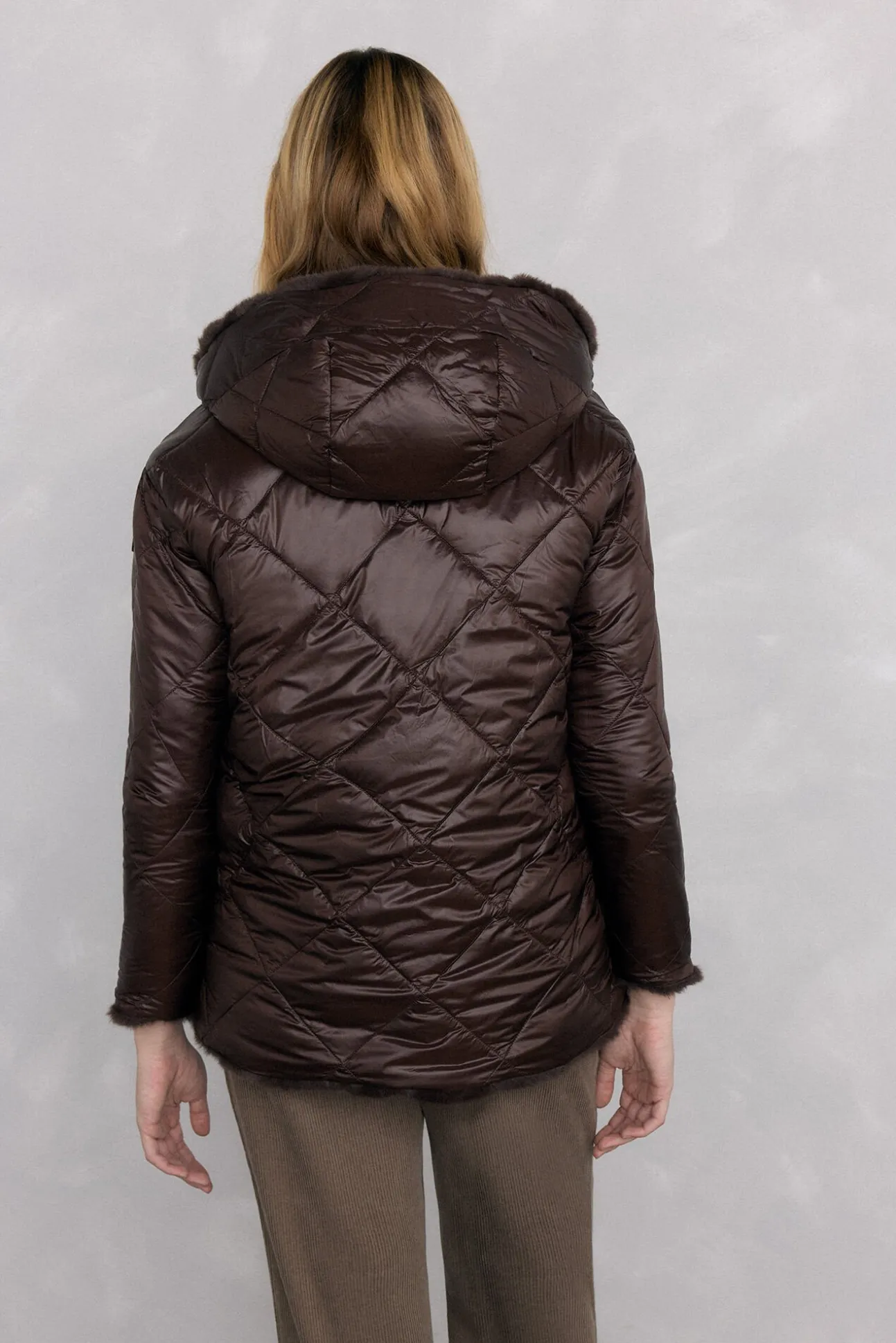 Parka reversible pelo