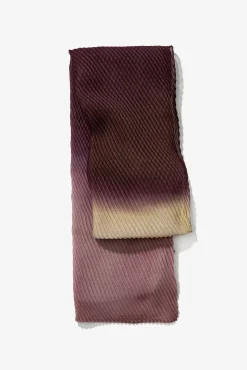 Pañuelo Plisado Estampado Gradiente