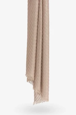 Pañuelo Rectangular Plisado Metálico