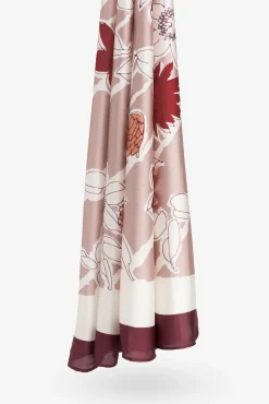 Pañuelo Satinado Estampado Floral