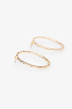 Pendiente aros strass