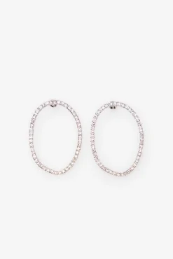 Pendiente aros strass