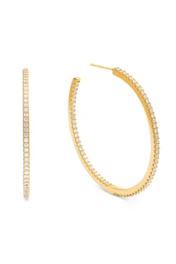 Pendientes Aro Scarlett L Baño Oro