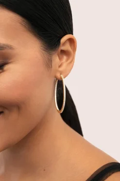 Pendientes Aro Scarlett L Baño Oro