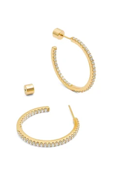 Pendientes Aro Scarlett M Baño Oro