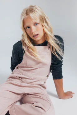 Peto largo bolsillos niña