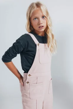 Peto largo bolsillos niña