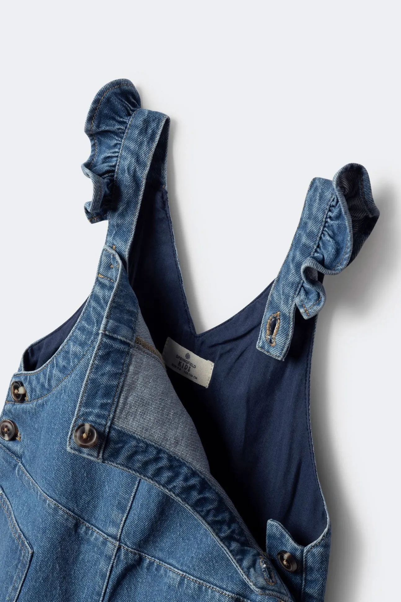 Peto largo vaquero niña