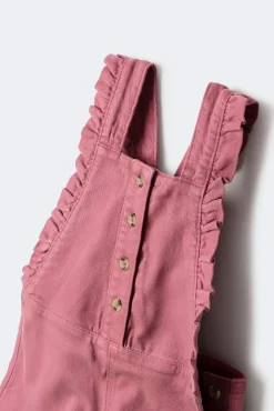 Peto largo volantes niña