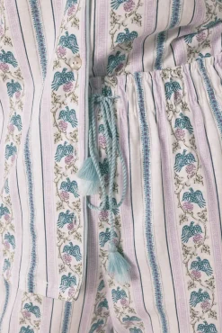 Pijama camisero Capri 100% algodón rayas