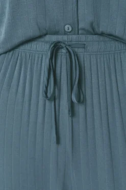 Pijama camisero Capri viscosa verde