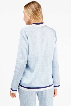 Pijama camisero estampado monogram