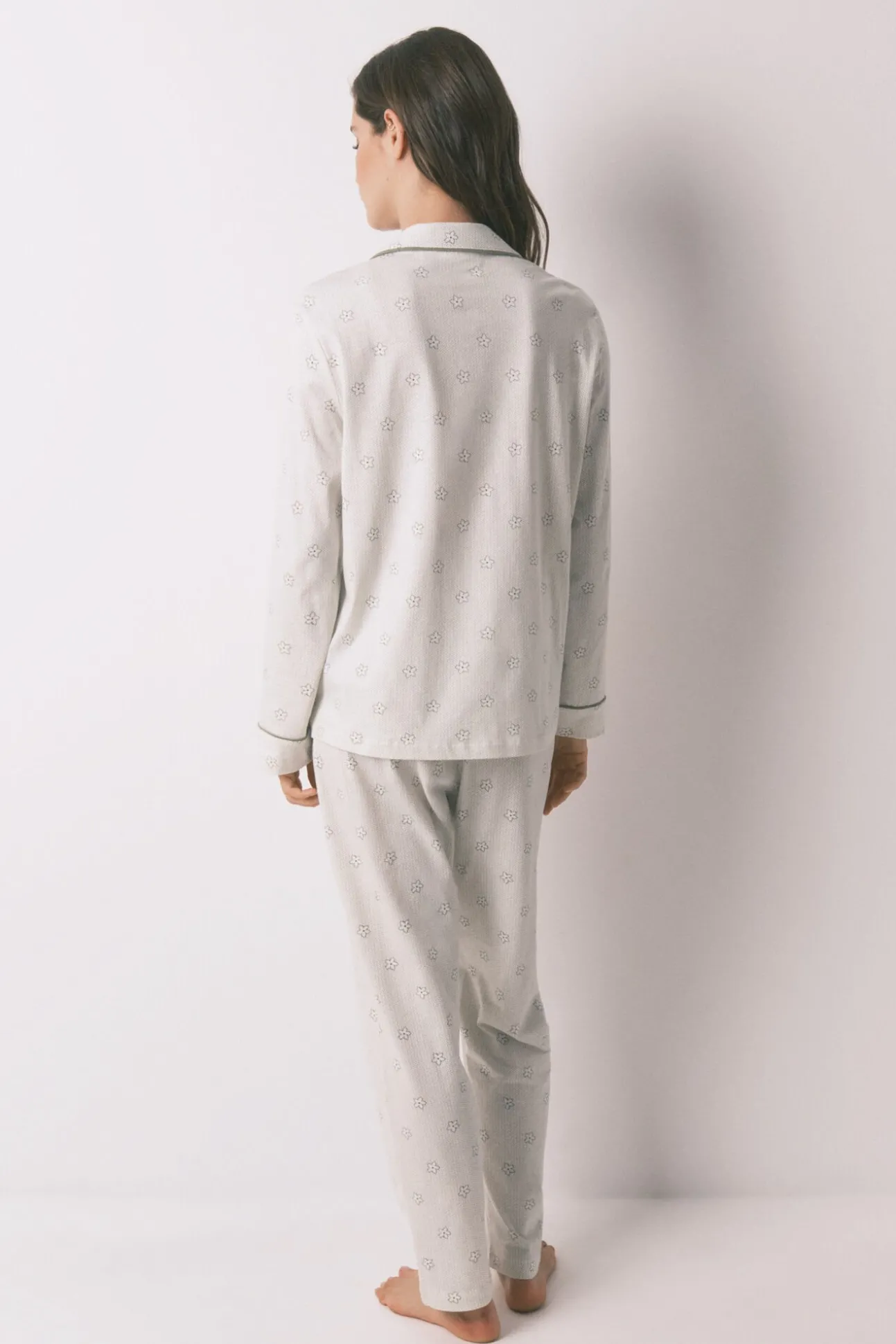 Pijama camisero largo 100% algodón Snoopy