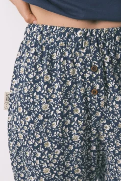 Pijama Capri 100% algodón Smiley azul