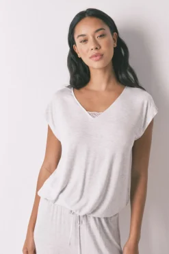 Pijama Capri viscosa gris soft touch