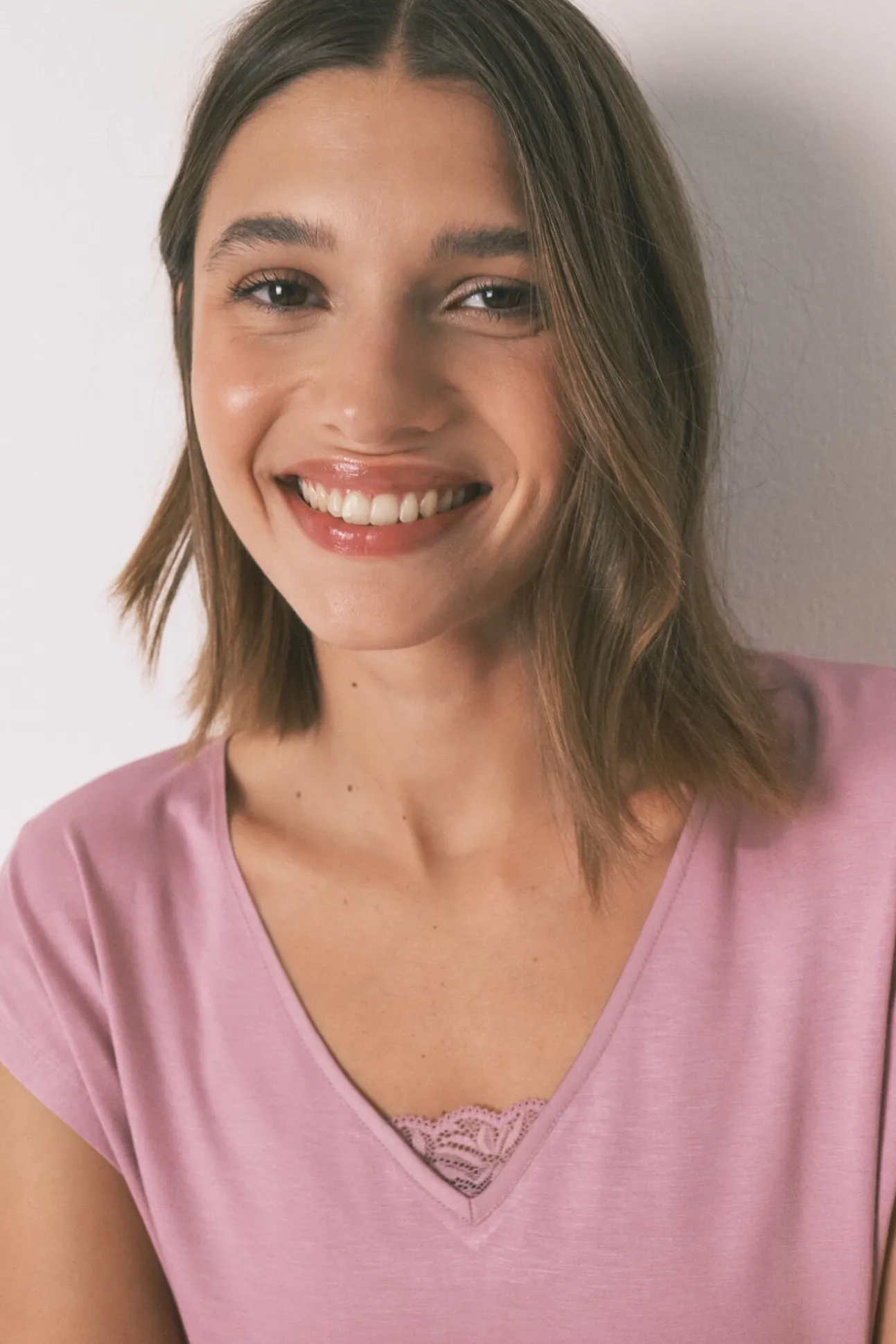 Pijama Capri viscosa rosa soft touch