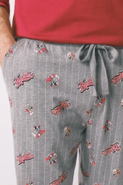 Pijama largo 100% algodón Buddies rojo