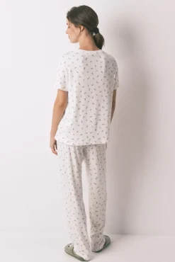 Pijama largo 100% algodón patchwork Mafalda