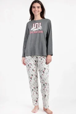 Pijama largo 101 Dálmatas para mujer