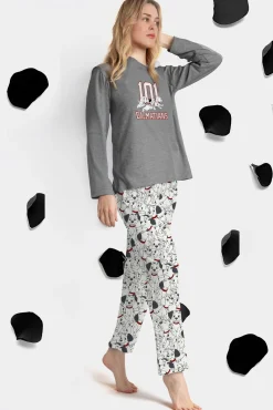 Pijama largo 101 Dálmatas para mujer