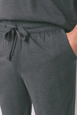 Pijama largo algodón Batman gris