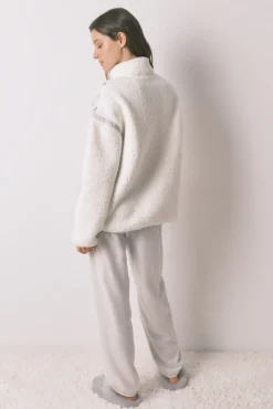 Pijama largo borrego y polar Snoopy