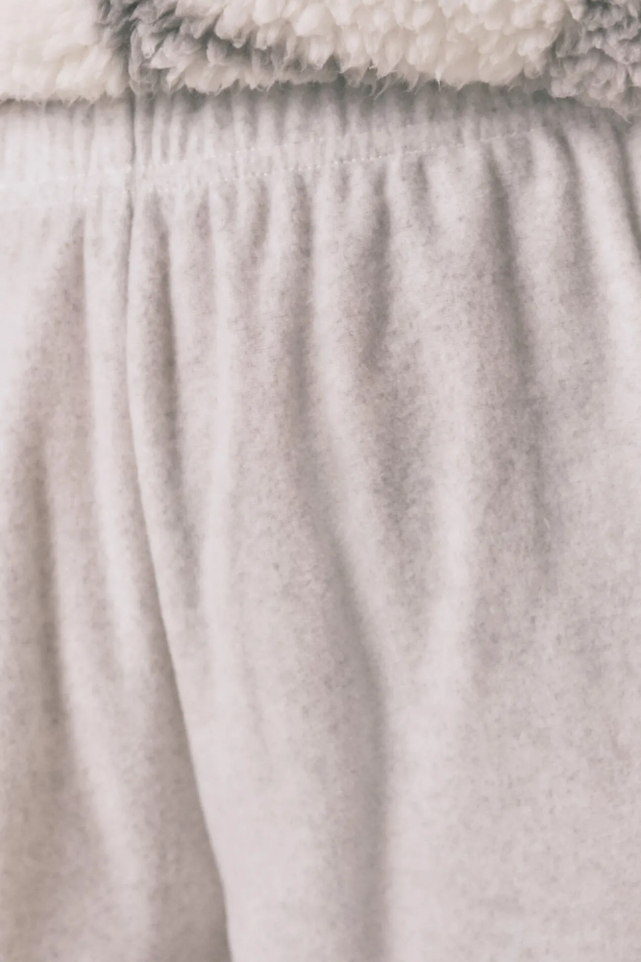 Pijama largo borrego y polar estampado