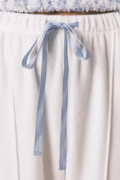 Pijama largo borreguito azul