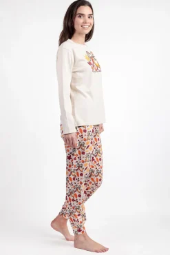 Pijama largo Chip&Dale otoño para mujer