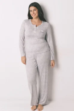 Pijama largo estampado animal Miffy