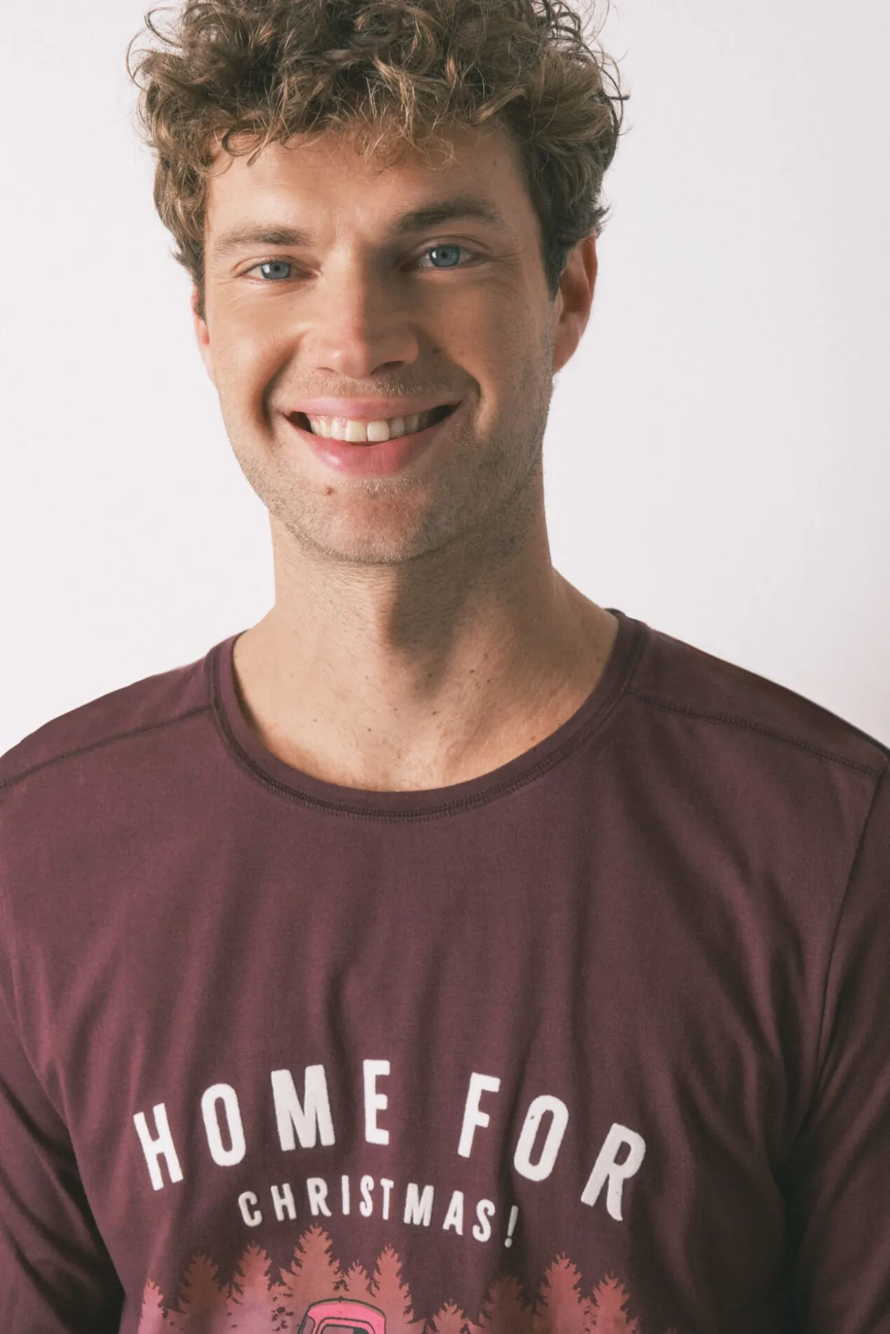 Pijama largo hombre 100% algodón Mickey Mouse