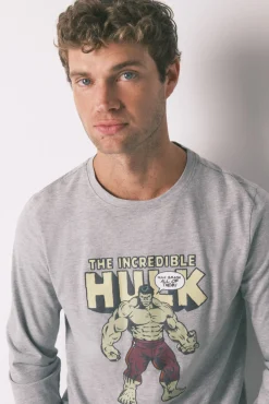 Pijama largo hombre 100% algodón