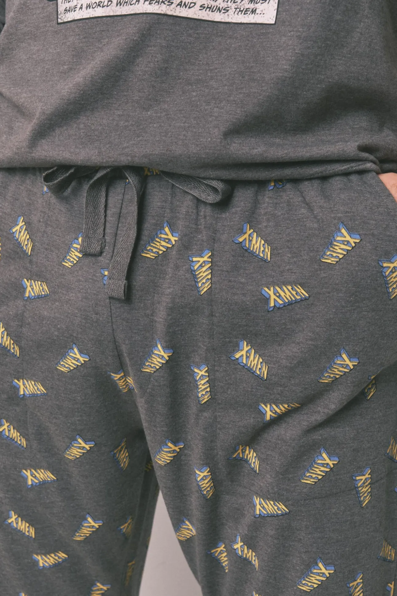 Pijama largo hombre 100% algodón X Men