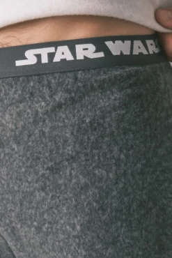 Pijama largo hombre polar gris Star Wars