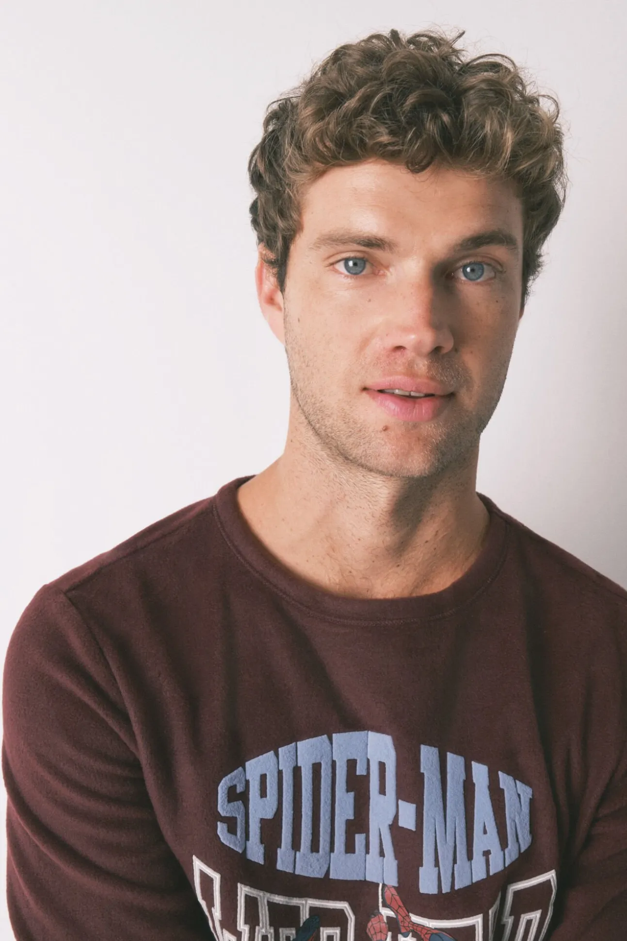 Pijama largo hombre polar rojo Spiderman