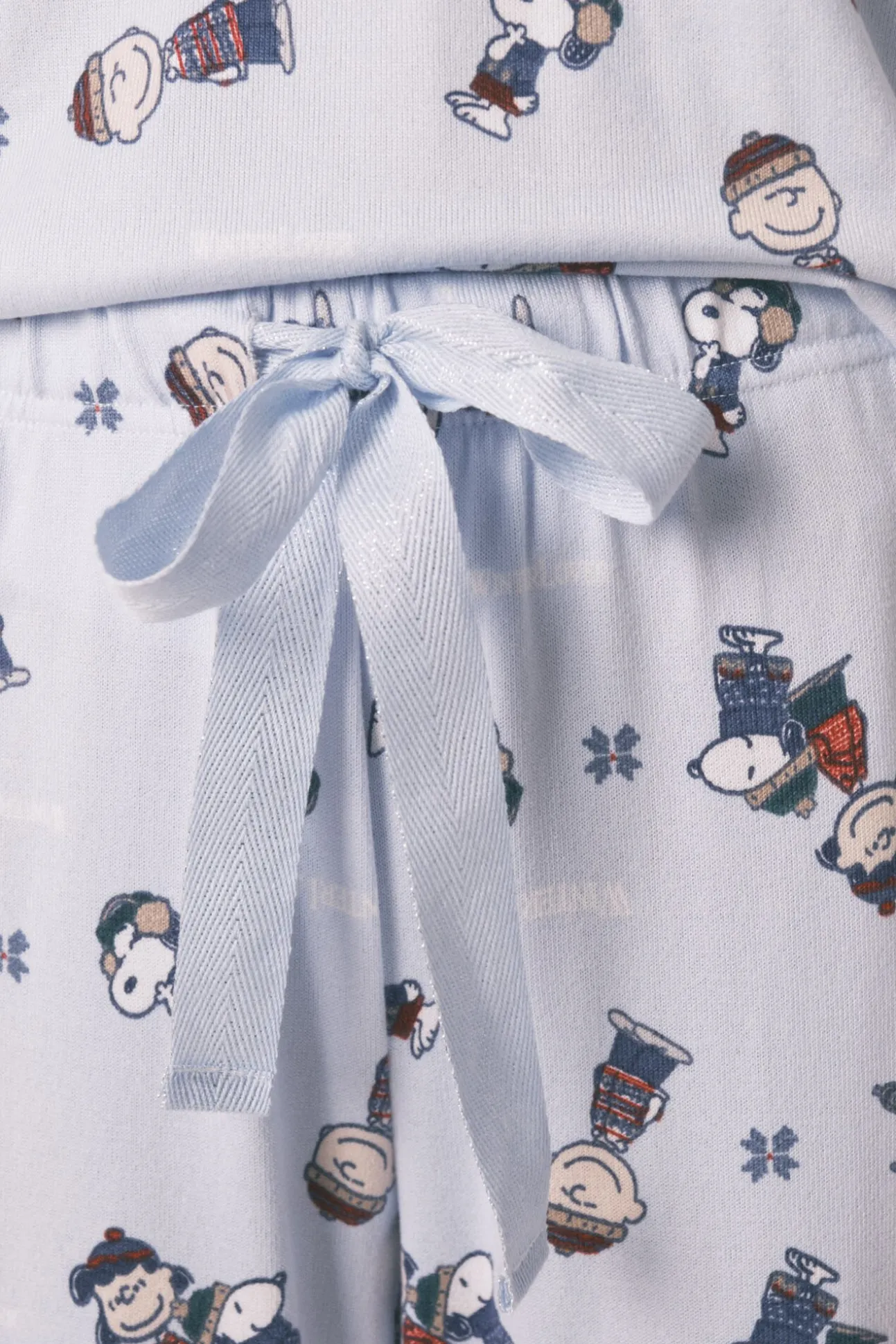 Pijama largo manga corta Snoopy super soft