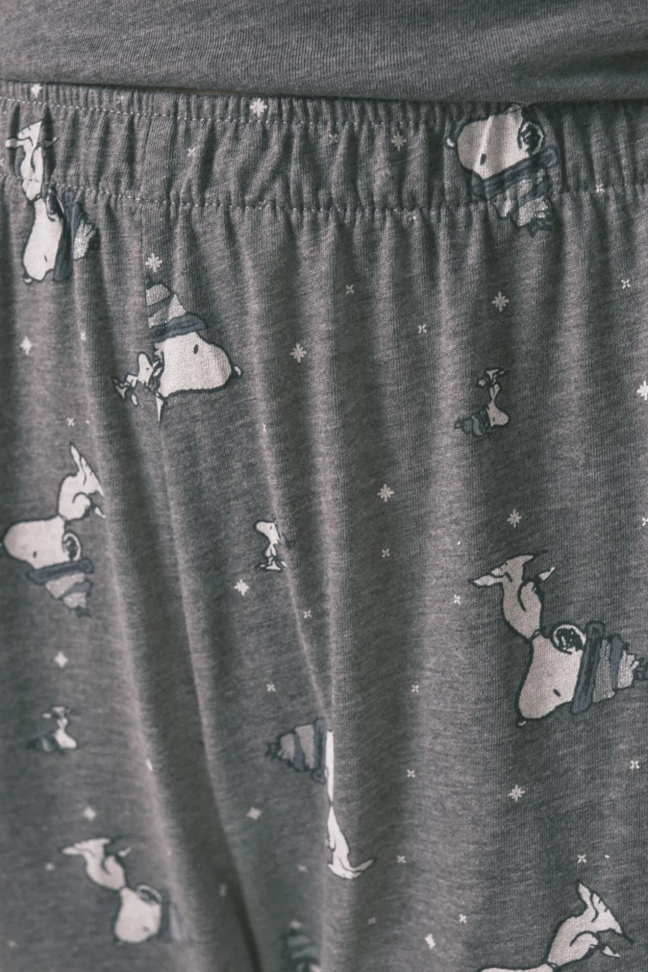 Pijama largo manga corta 100% algodón Snoopy