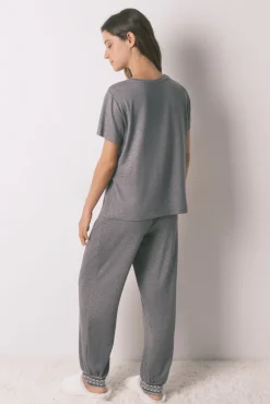 Pijama largo manga corta Mickey