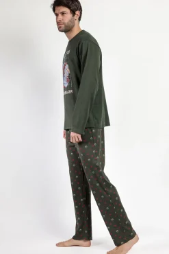Pijama largo piloto Star Wars 100% algodón hombre