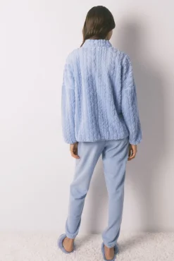 Pijama largo polar SmileyWorld® cuello alto