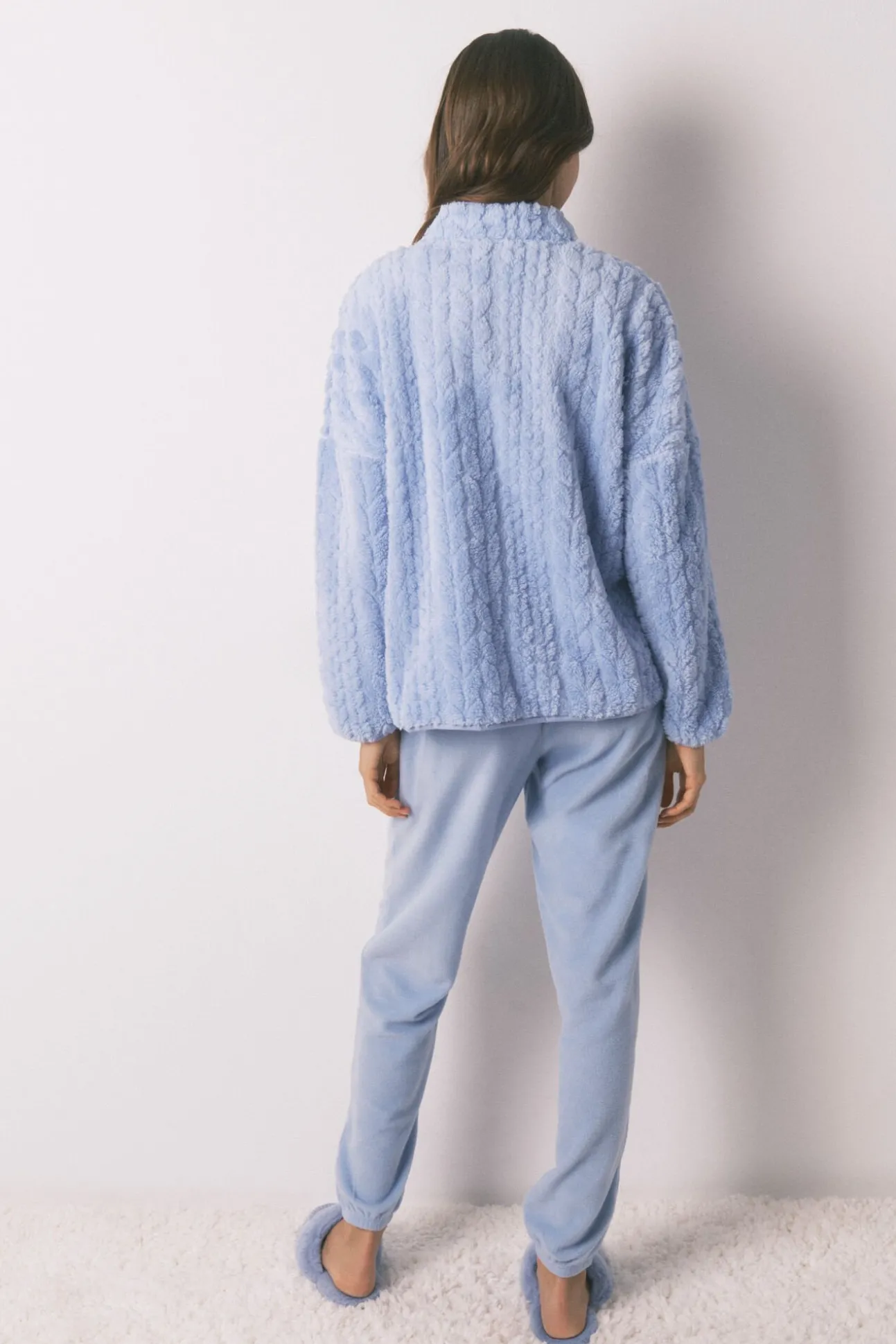 Pijama largo polar SmileyWorld® cuello alto