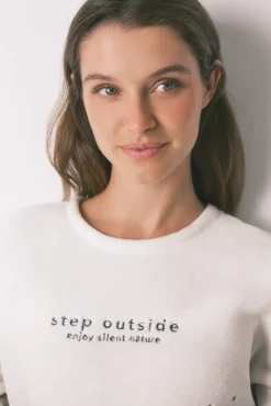 Pijama largo polar suave Snoopy